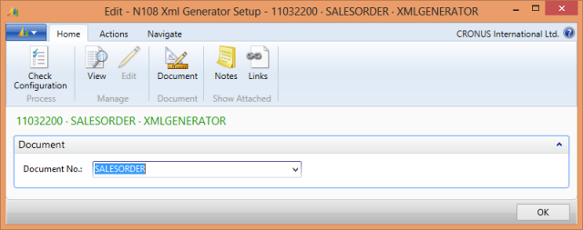 5 XML Generator Setup